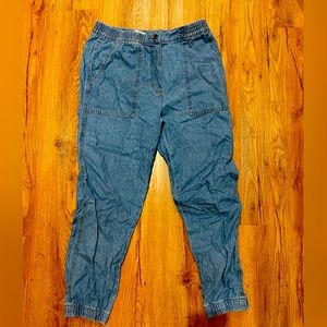 Comfy denim joggers